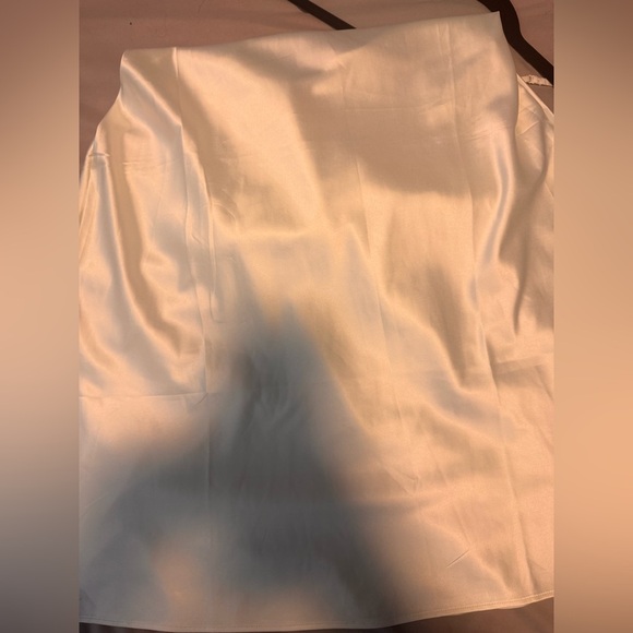 Skims Woven Shine lace Midi Slip Dress - Picture 9 of 10